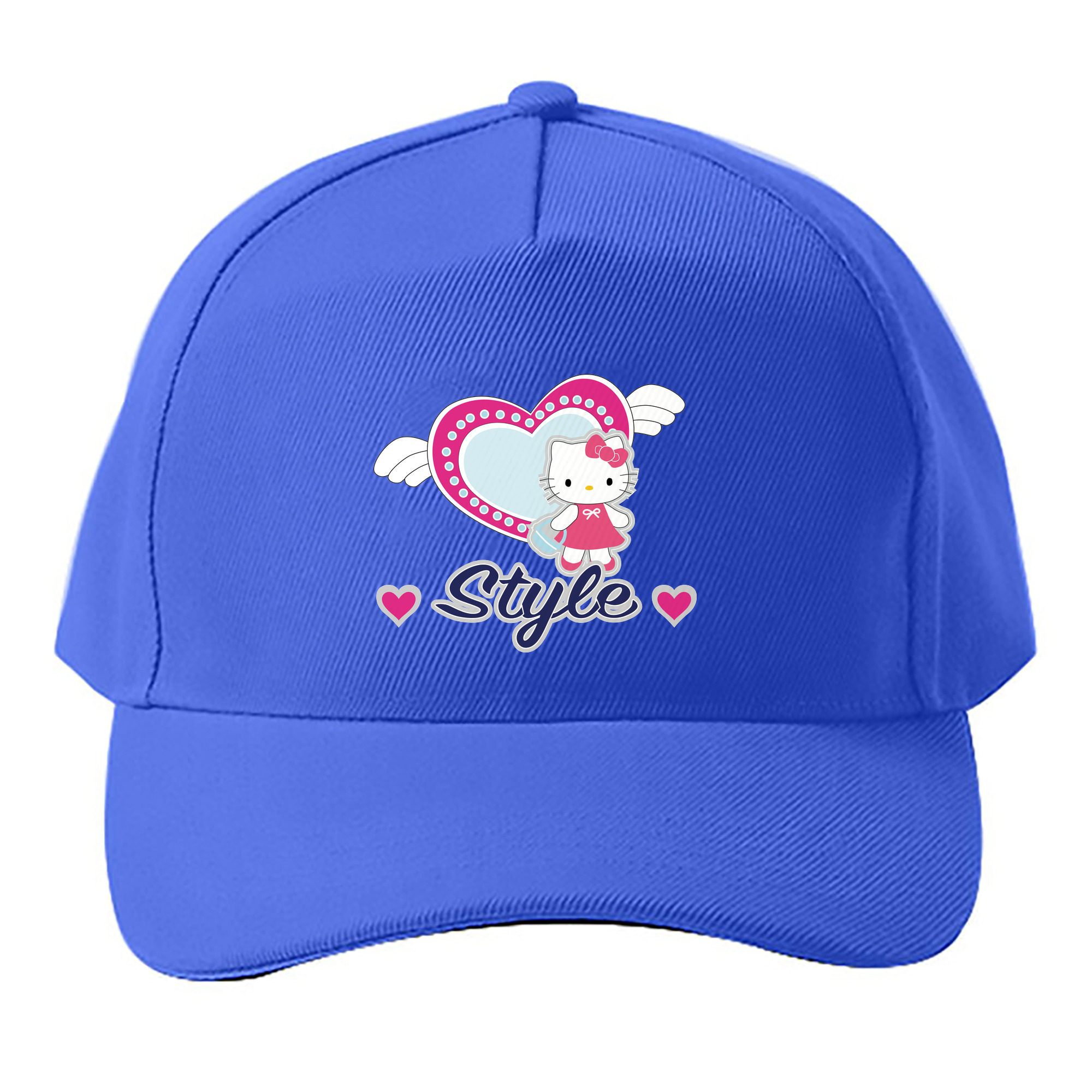 （画像用） Hello Kitty ハローキティ ベースボールキャップ 綿100％ 男女兼用 帽子 スポーツ